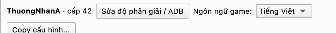 Nút Sửa độ phân giải / ADB trong tool